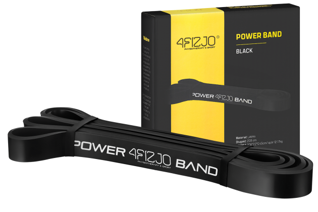 Guma oporowa 12-17kg POWER BAND CZARNA